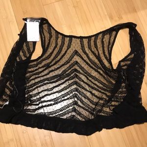 Cropped lace fp tank